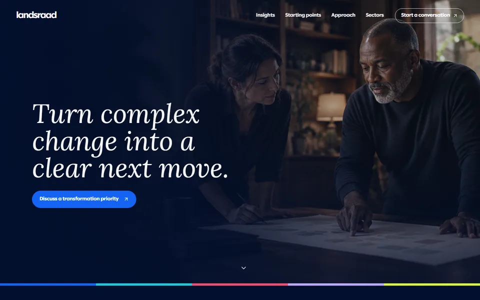 Landsraad Business and technology consultancy template preview